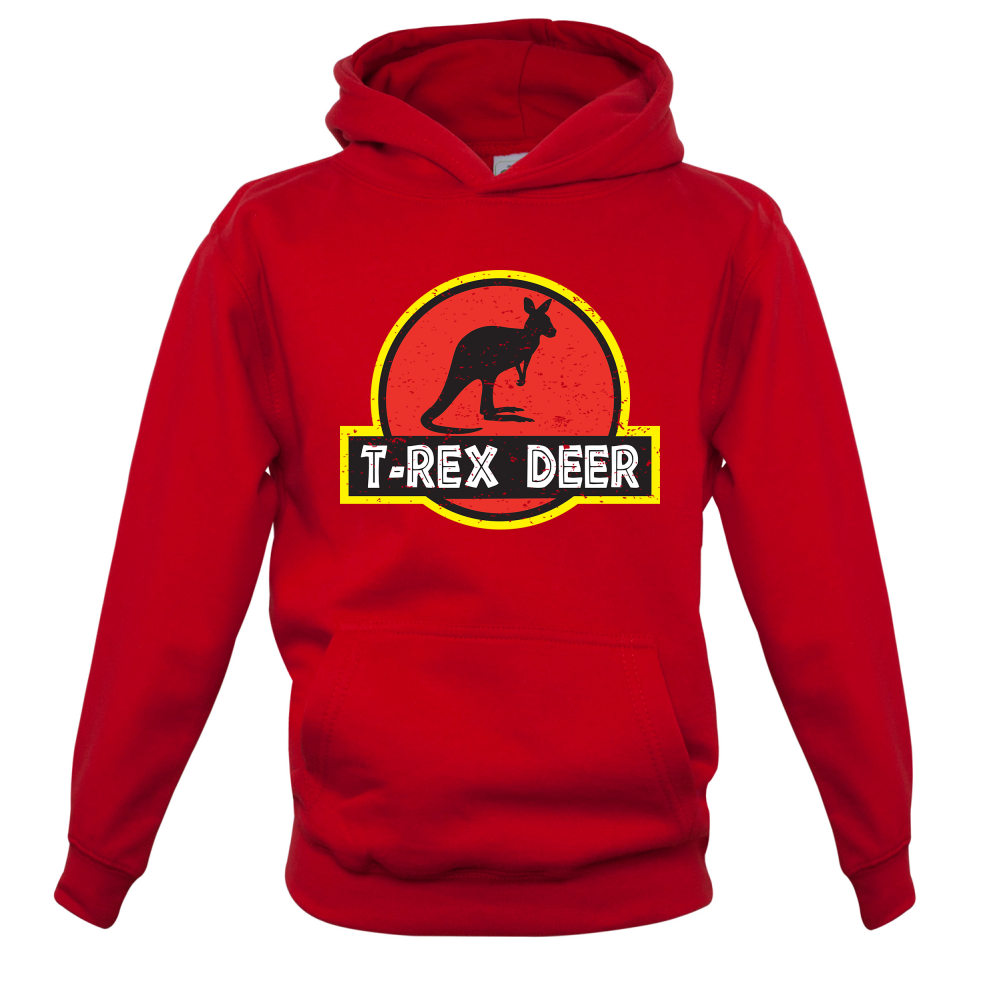 T-Rex Deer Kids T Shirt