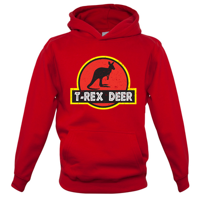 T-Rex Deer Kids T Shirt