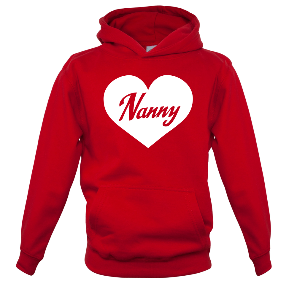 Heart Nanny Kids T Shirt
