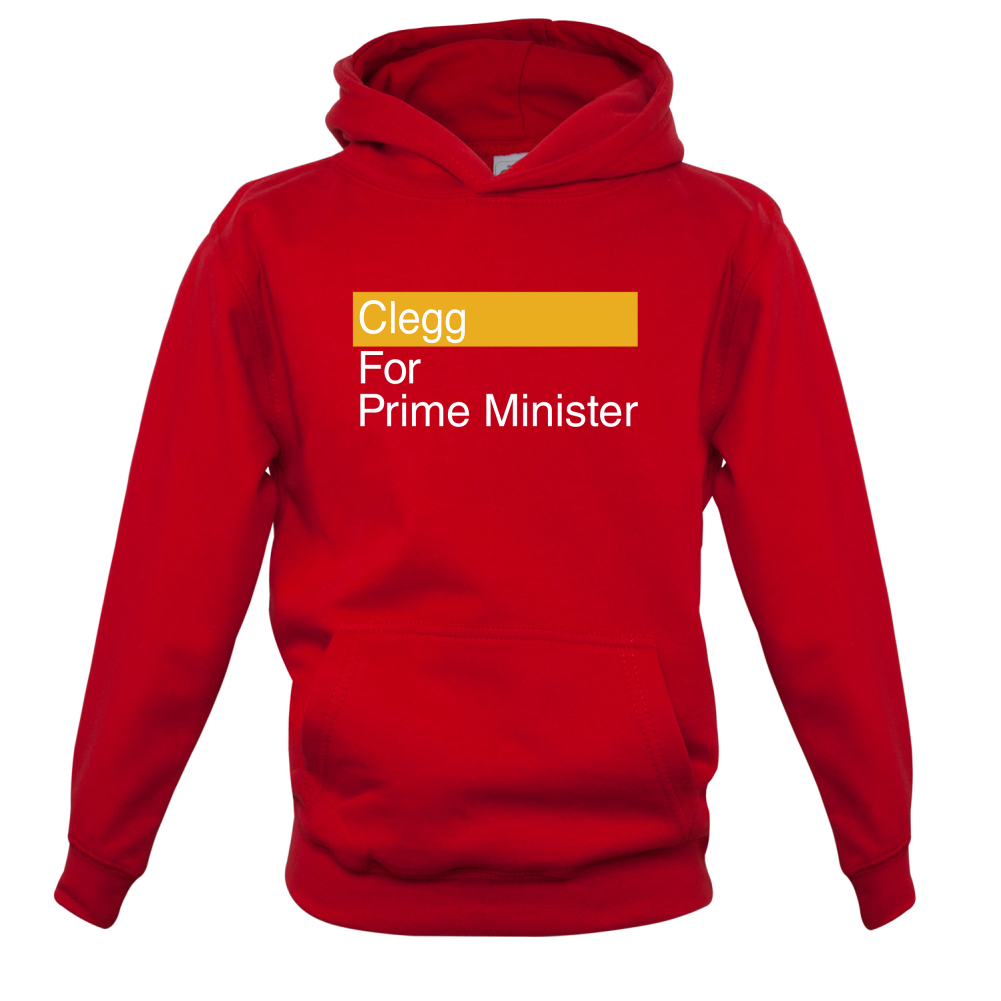 Clegg for Prime Minister Kids T Shirt