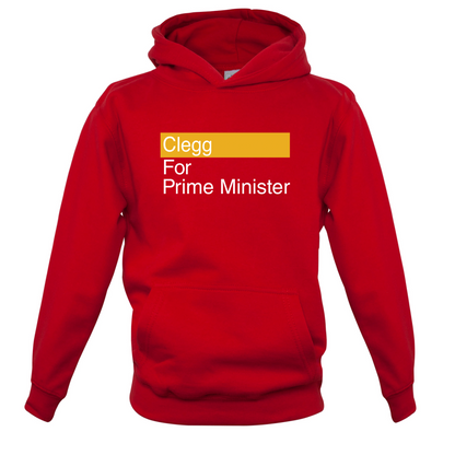 Clegg for Prime Minister Kids T Shirt