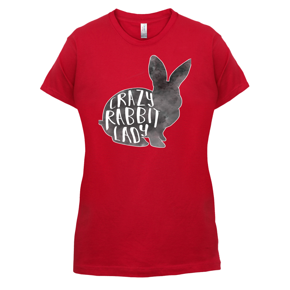Crazy Rabbit Lady T Shirt