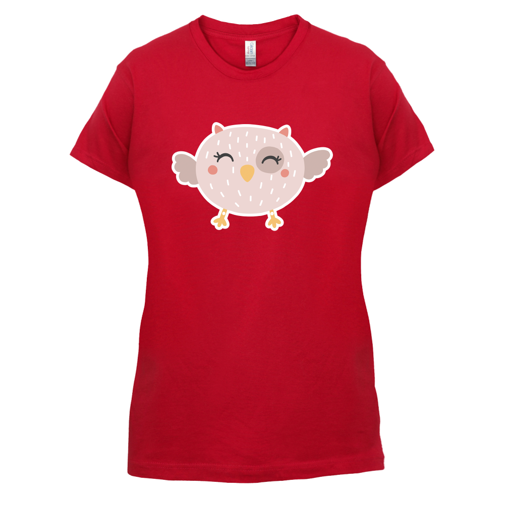 Smiley Face Baby Owl T Shirt