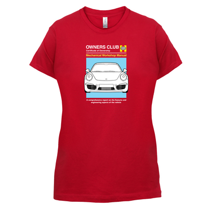 Car Owners Manual 911 T Shirt