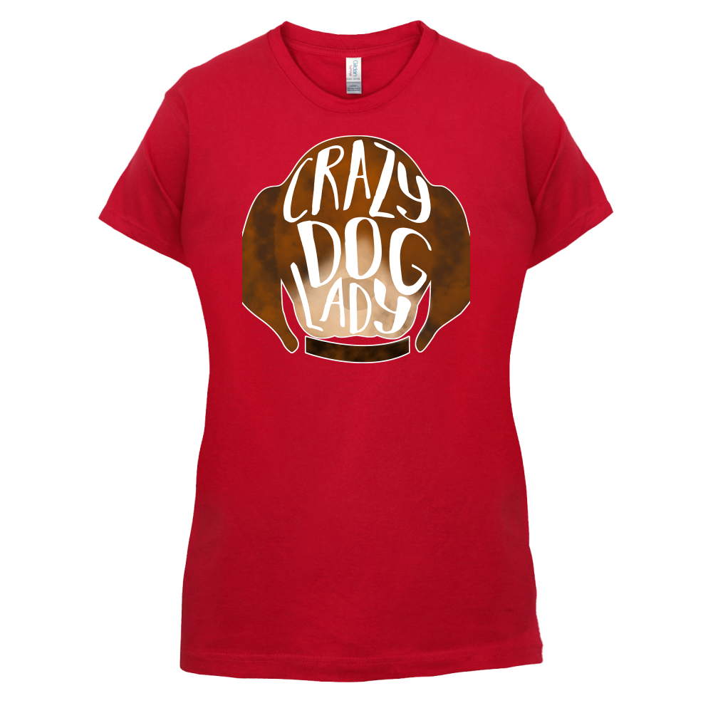 Crazy Dog Lady T Shirt