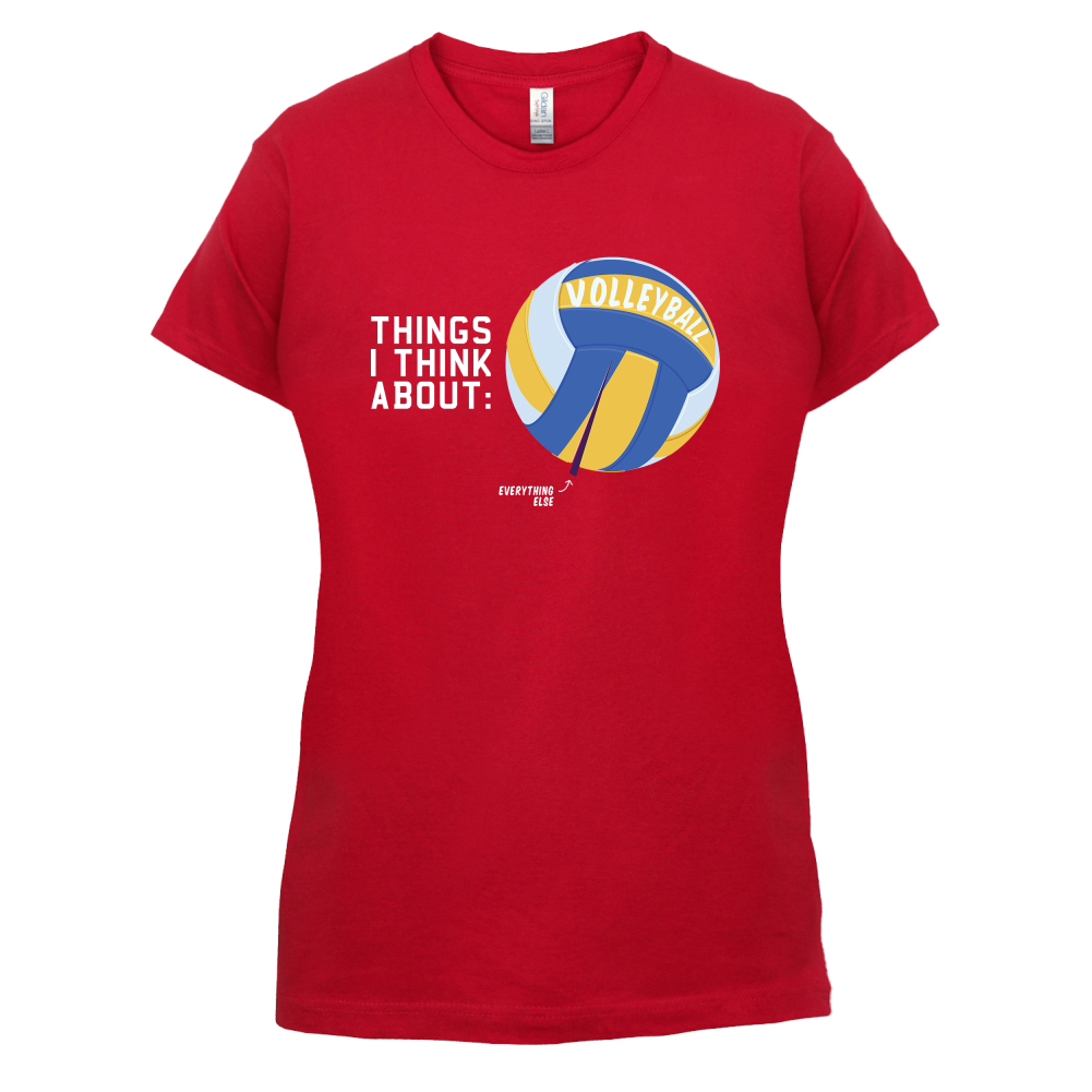 I Thiink About Volleyball T Shirt