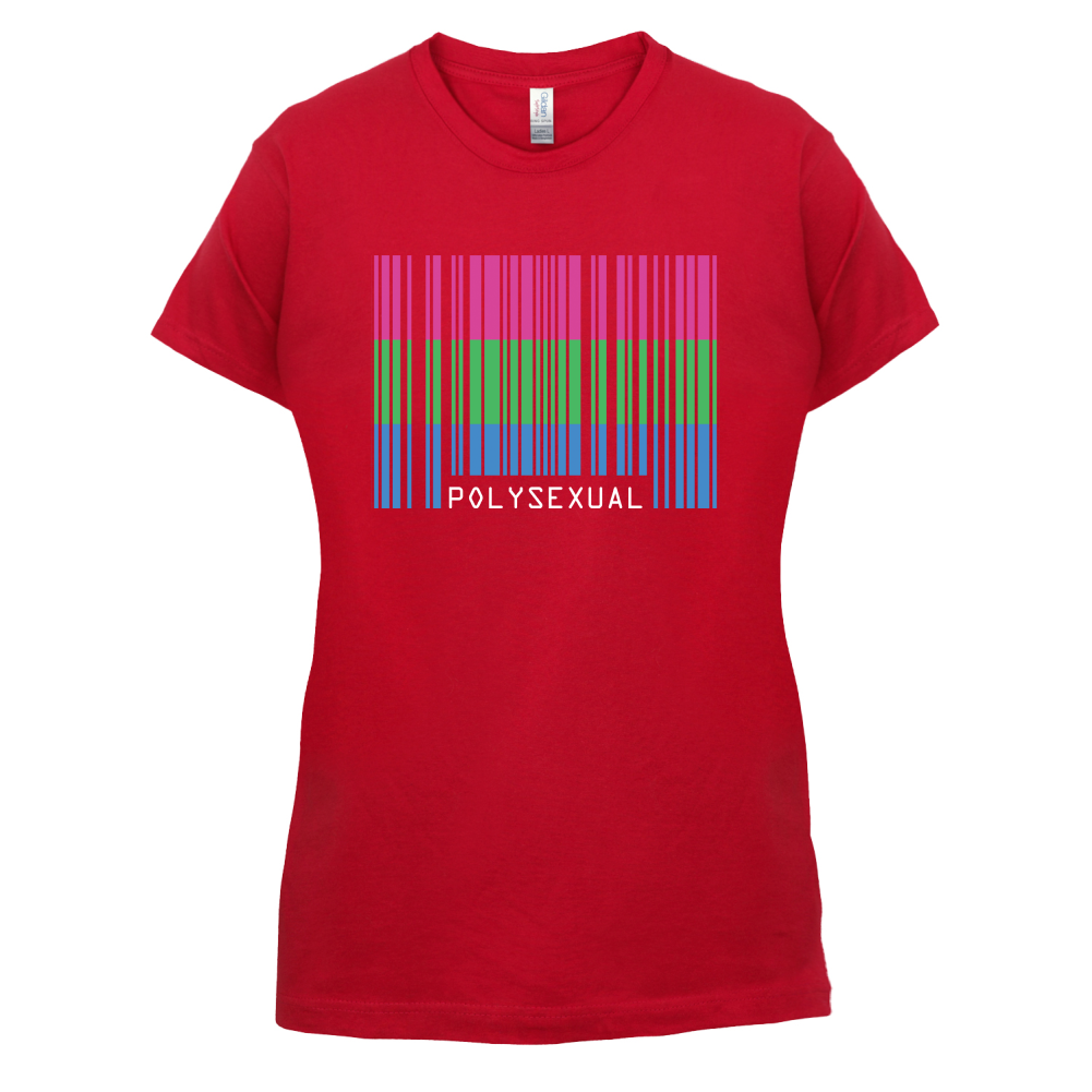 LGBT Barcode Flags - PolySexual T Shirt