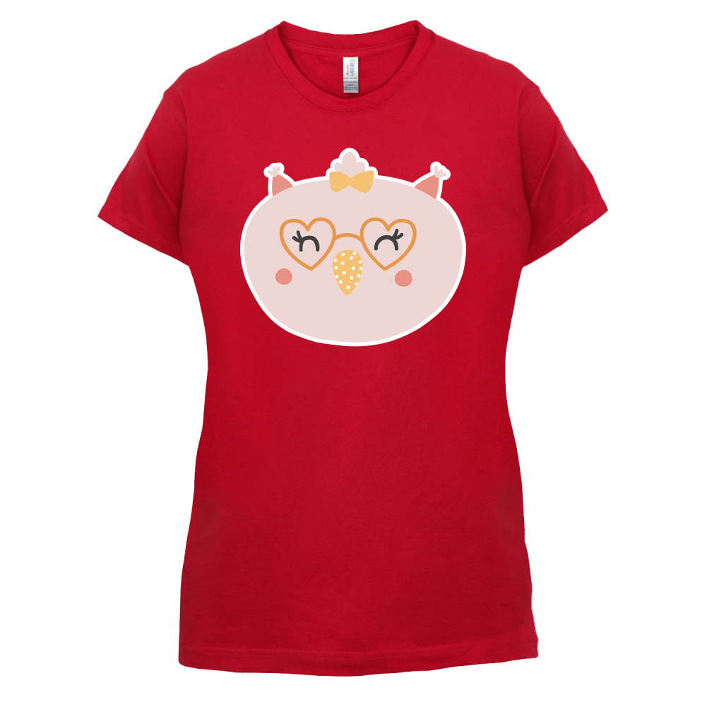 Smiley Face Chick T Shirt
