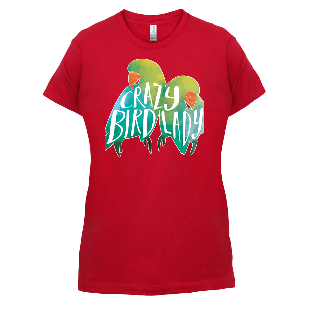Crazy Bird Lady T Shirt