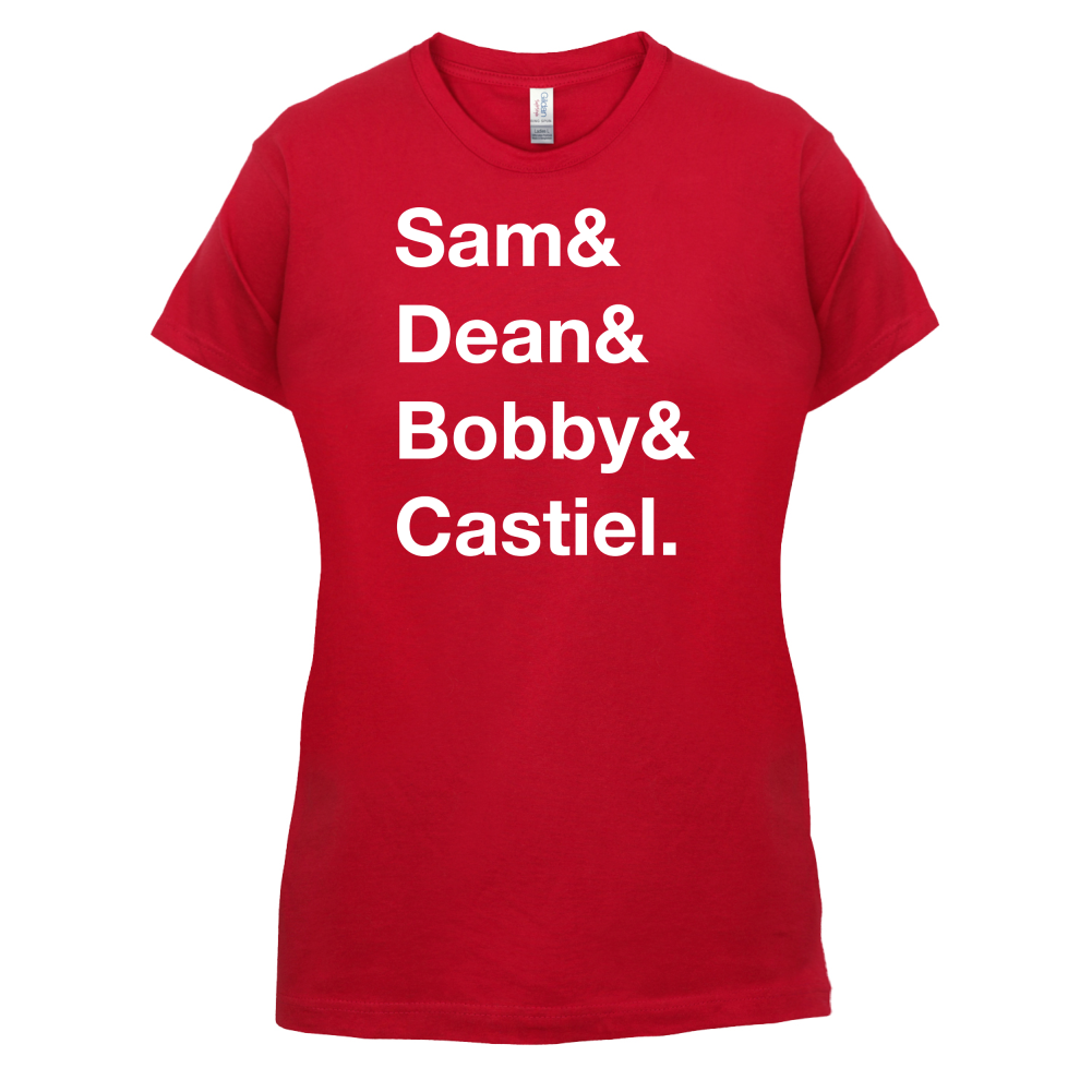 Sam & Dean & Bobby & Castiel T Shirt