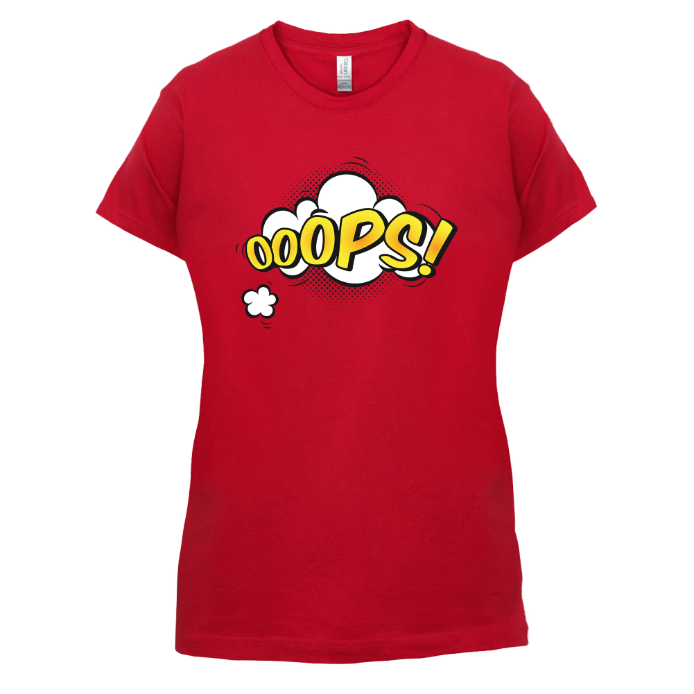 Oops! Word Art T Shirt