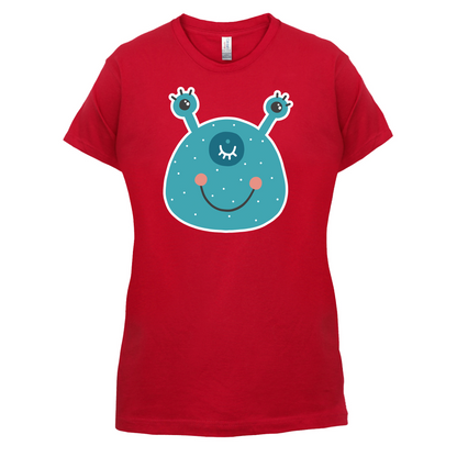 Smiley Face Alien T Shirt
