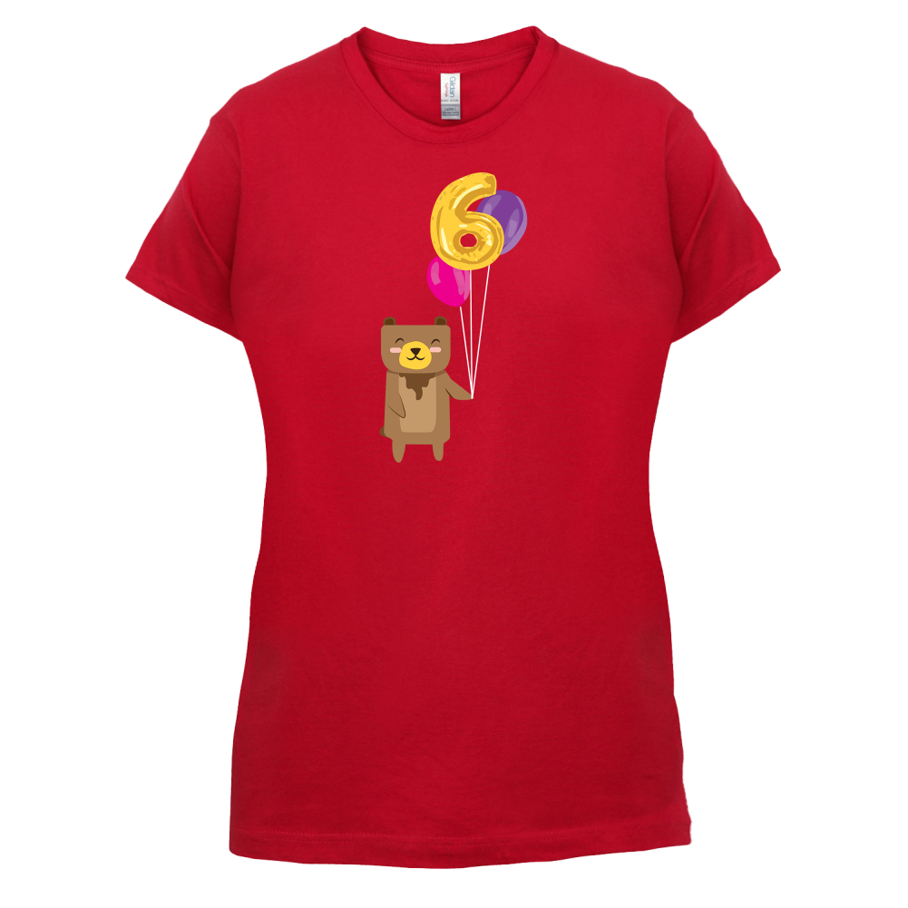 6th Birthday Bear T Shirt