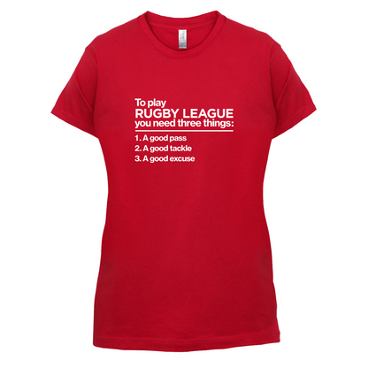 To Play Rugby League T Shirt
