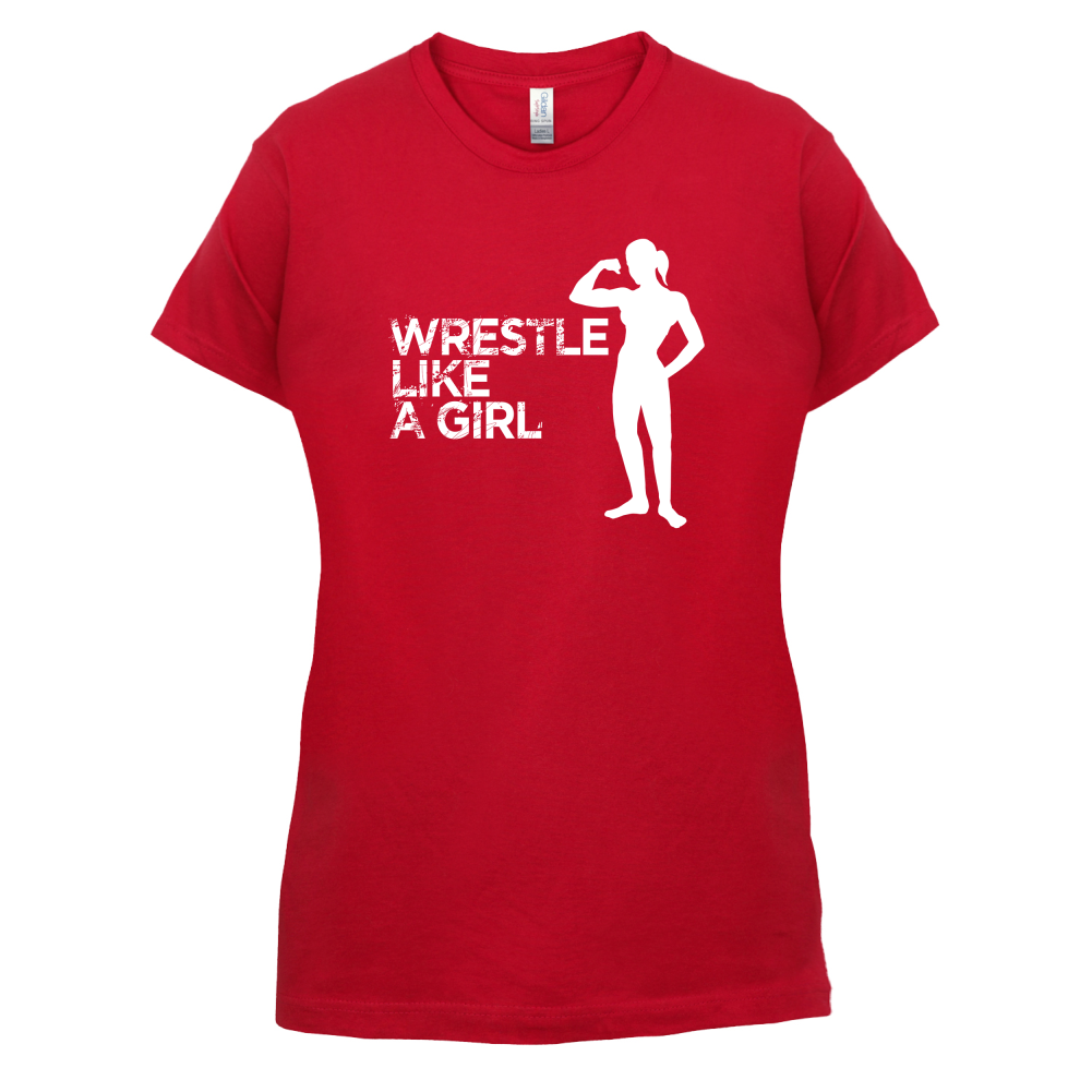 Wrestle Like A Girl T Shirt