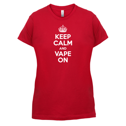Keep Calm And Vape On T Shirt