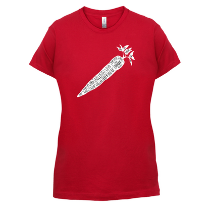 Butcher Carrot Diagram T Shirt