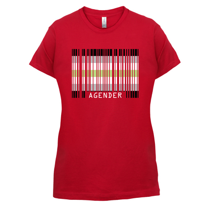 LGBT Barcode Flags - Agender T Shirt