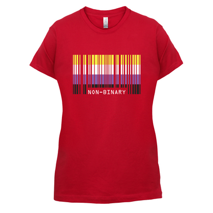 LGBT Barcode Flags - Nonbinary T Shirt