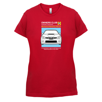 Car Owners Manual Impreza T Shirt