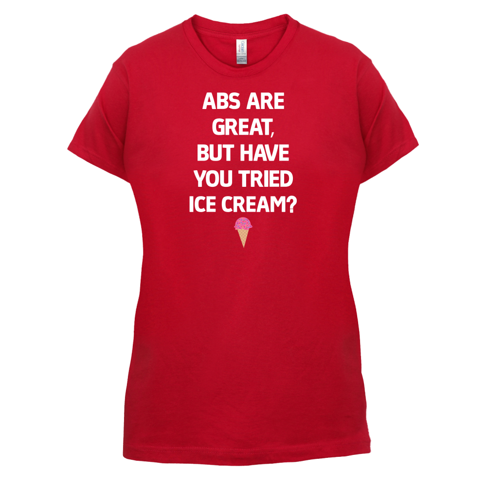 Abs Are Great, Ice Cream  T Shirt