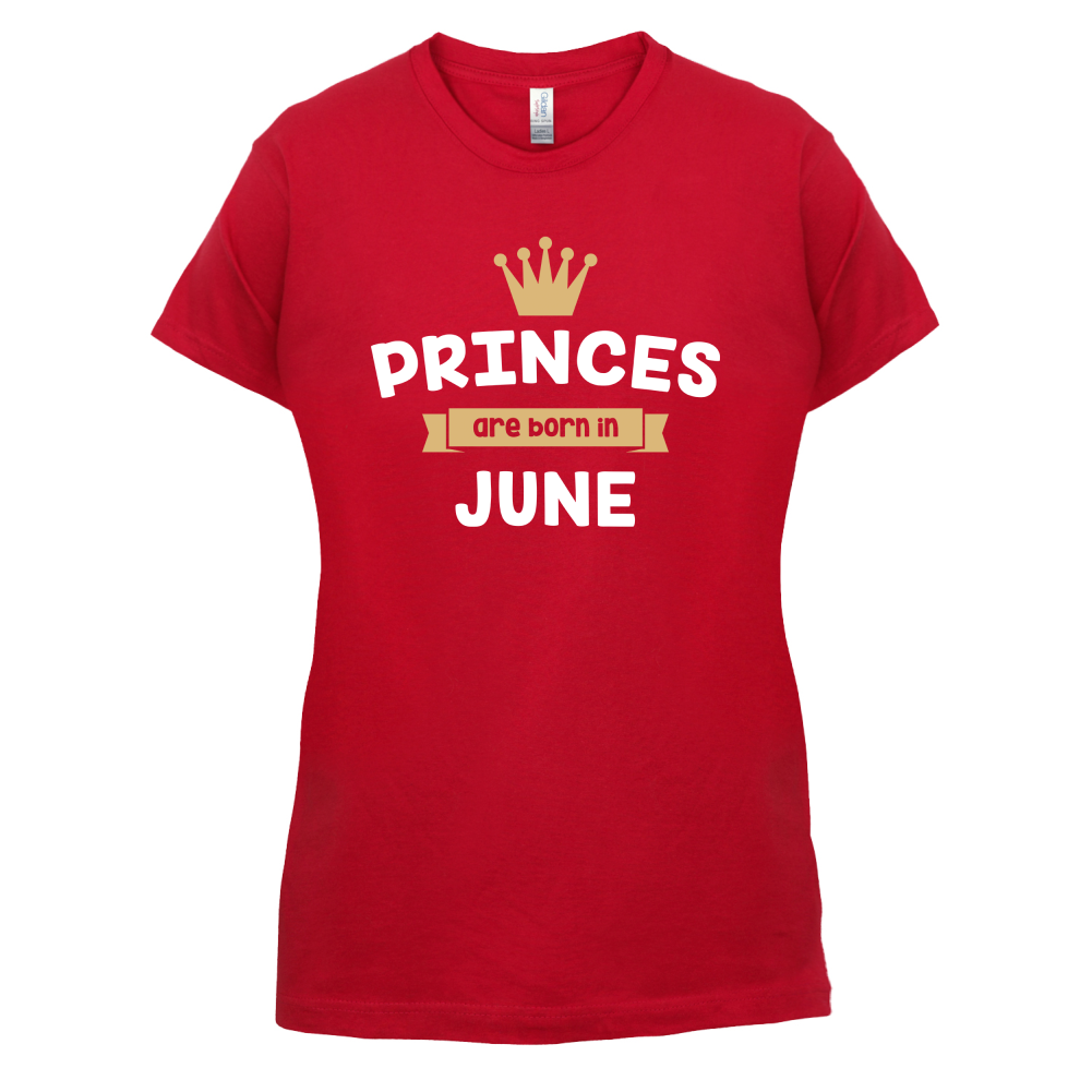 Princes Are Born In June T Shirt