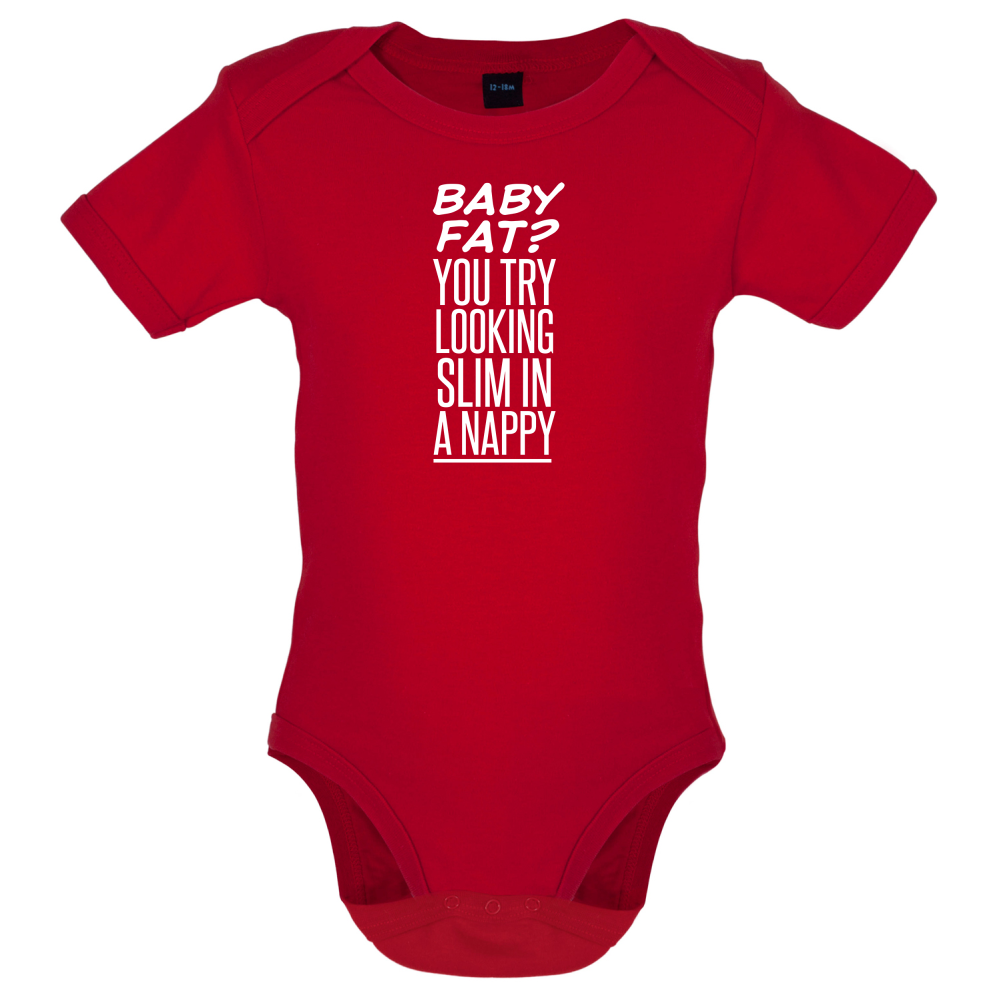 Baby Fat In Nappy  Baby T Shirt