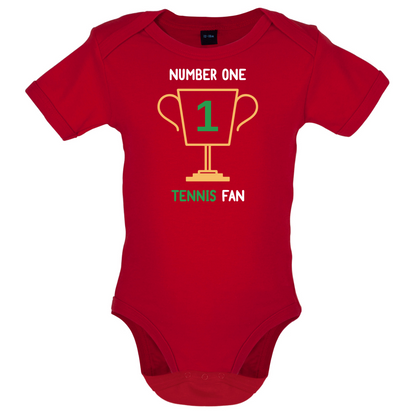 Number 1 Tennis Fan Baby T Shirt