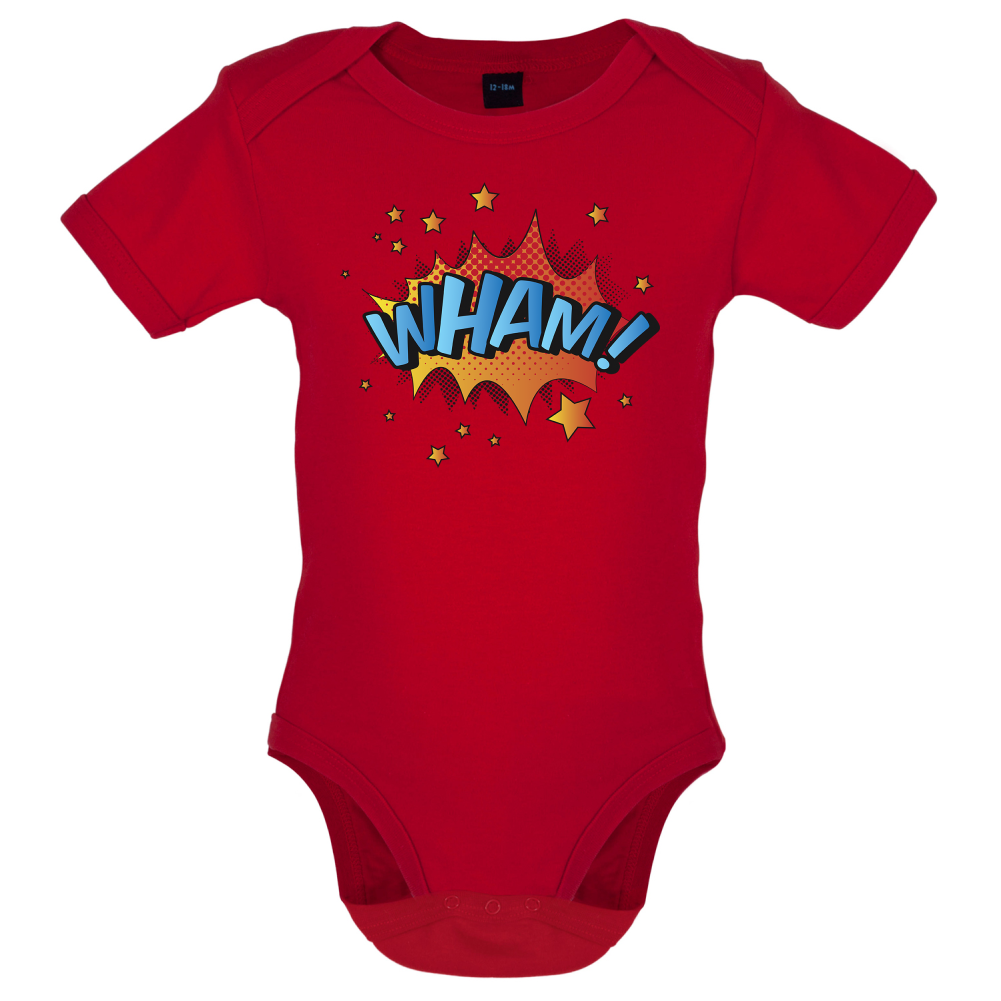 Wham! Word Art Baby T Shirt