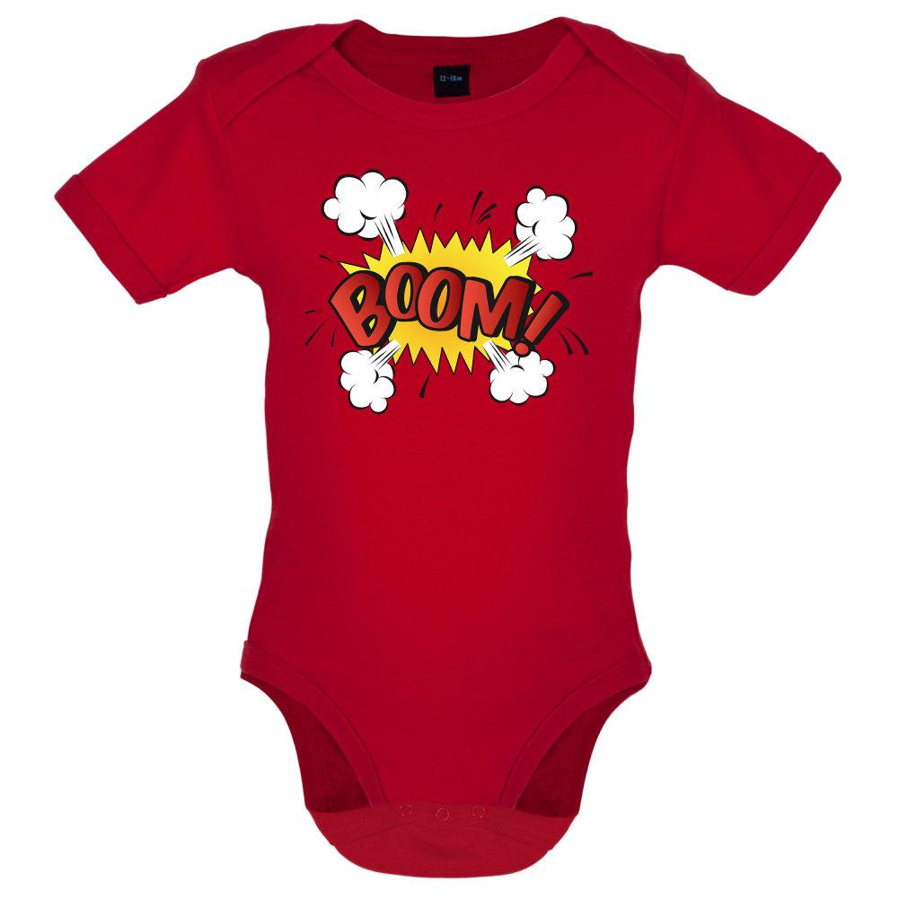 BOOM! Word Art Baby T Shirt