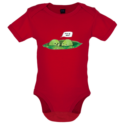 Peas Be Mine Baby T Shirt