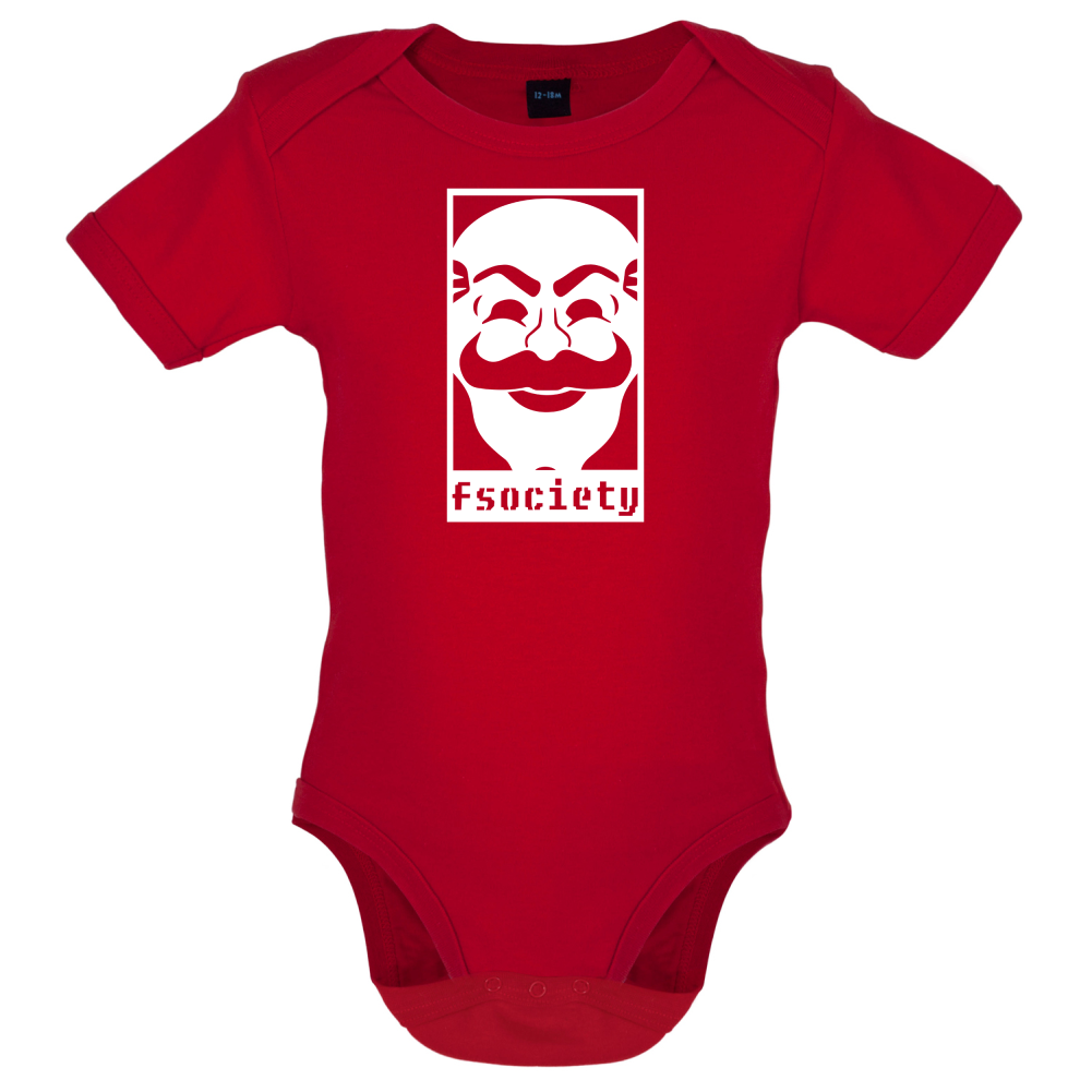Fsociety Mask Baby T Shirt