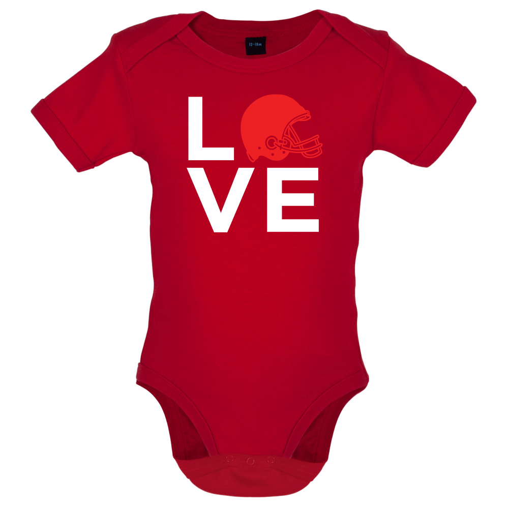 Love Helmet Baby T Shirt