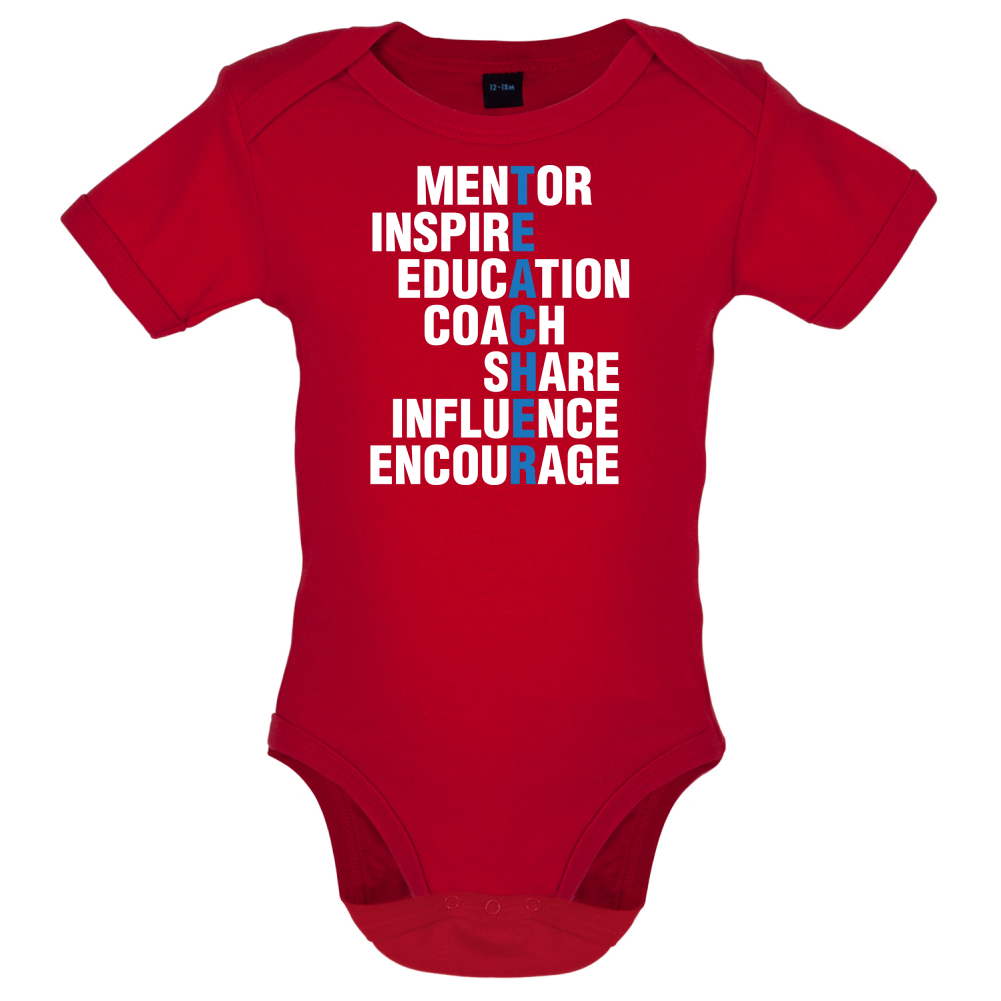 Teacher Quote Baby T Shirt
