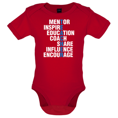 Teacher Quote Baby T Shirt