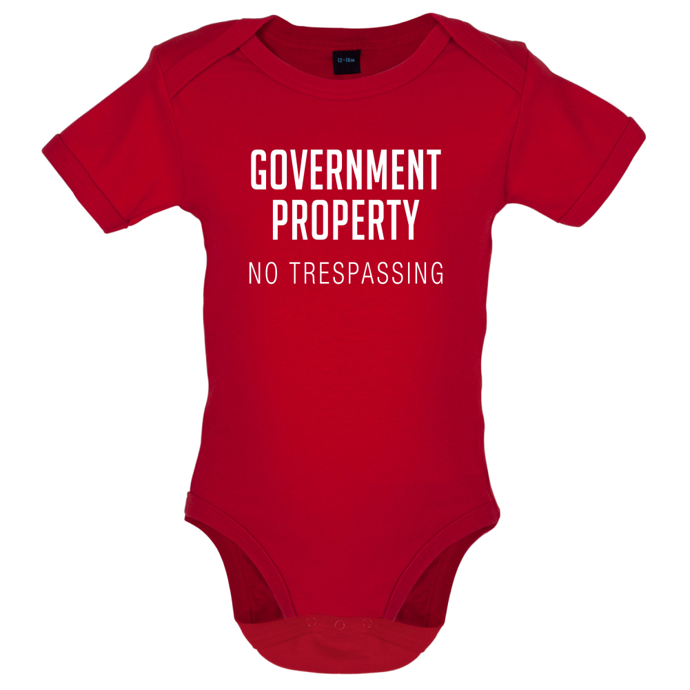 No Trespassing Baby T Shirt