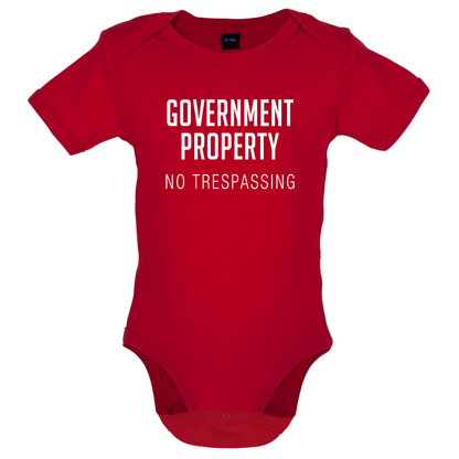 No Trespassing Baby T Shirt