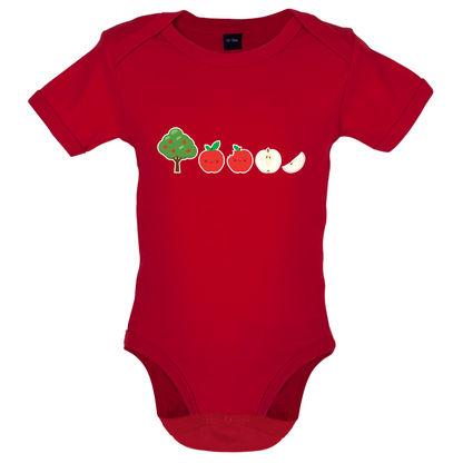 Evolution Of Apple Baby T Shirt