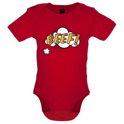 BEEF Word Art Baby T Shirt