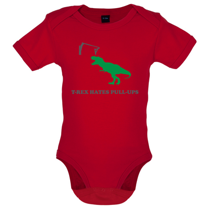 T-Rex Hates Pull-Ups Baby T Shirt