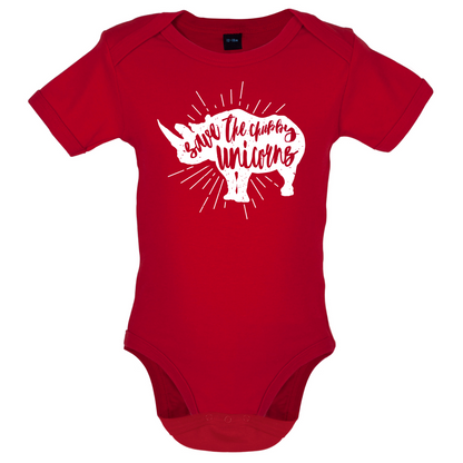 Chubby Unicorns Baby T Shirt