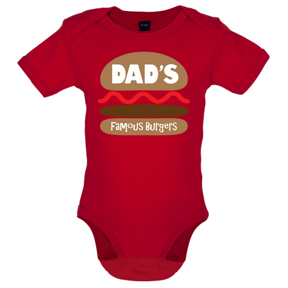 Dad's Famous Burgers Baby T Shirt
