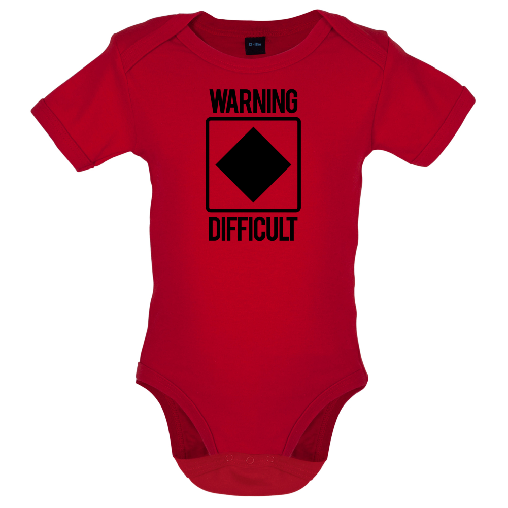 Warning Difficult Baby T Shirt