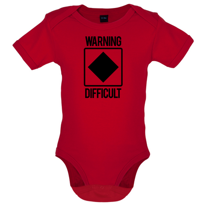 Warning Difficult Baby T Shirt