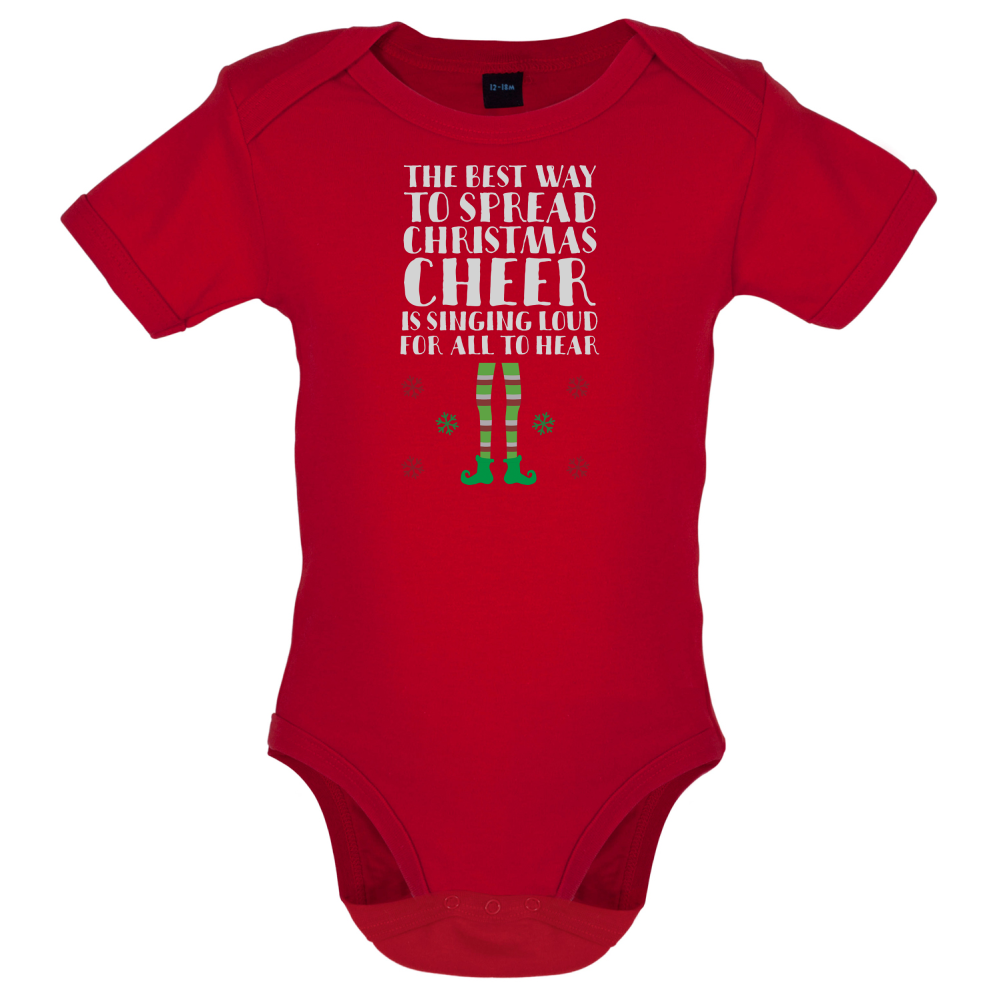 Spread Xmas Cheer, For All To Hear Baby T Shirt