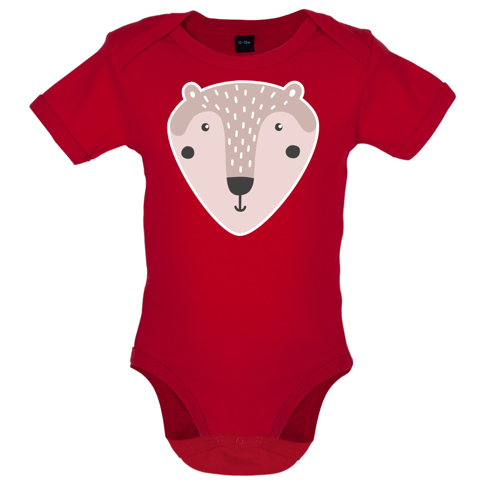 Smiley Face Mr Bear Baby T Shirt