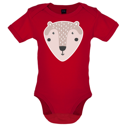Smiley Face Mr Bear Baby T Shirt
