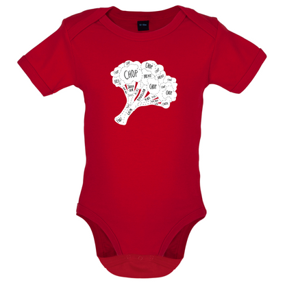 Butcher Broccoli Diagram Baby T Shirt