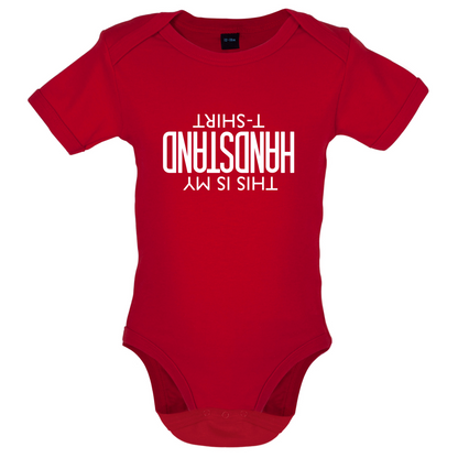 This Is My Handstand  Baby T Shirt