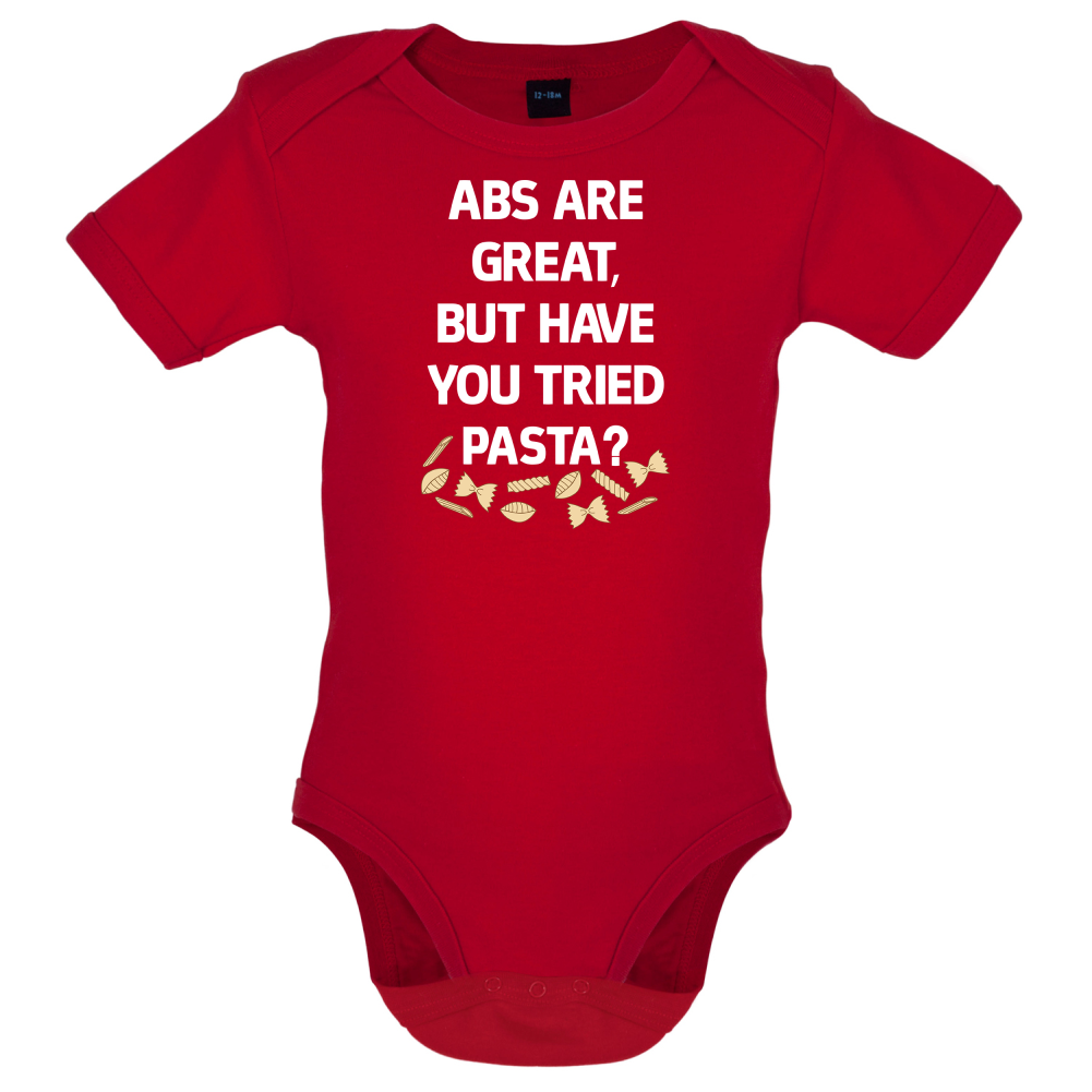 Abs Are Great, Pasta Baby T Shirt